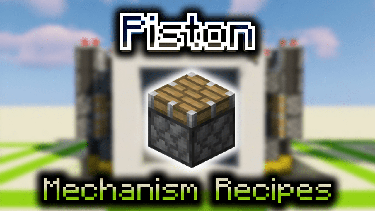 How To Make A Piston In Minecraft