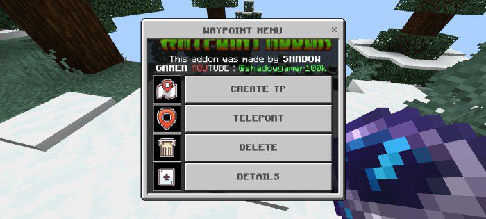 addon multiplayer waypoint mcpe 1.20+ 