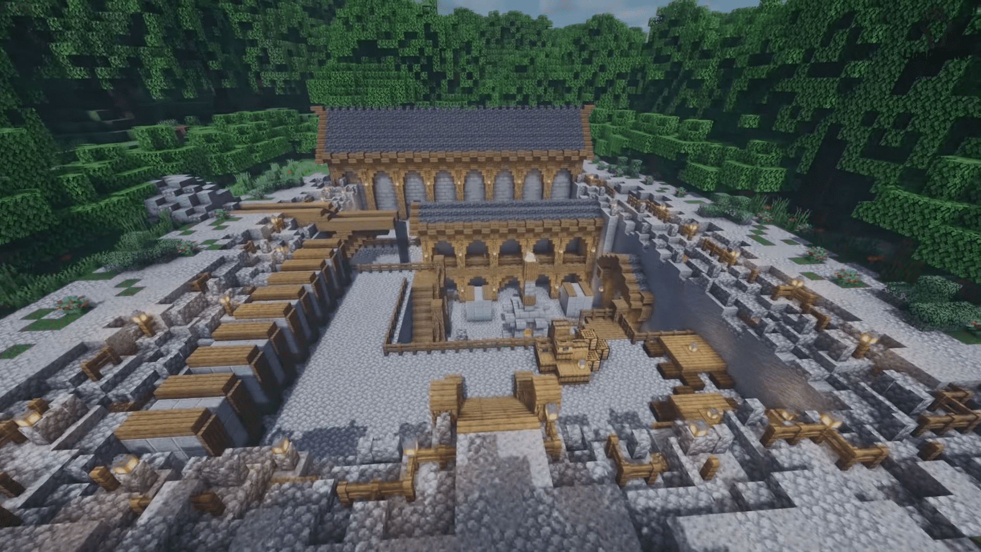 How To Make A Medieval House With Mining Area