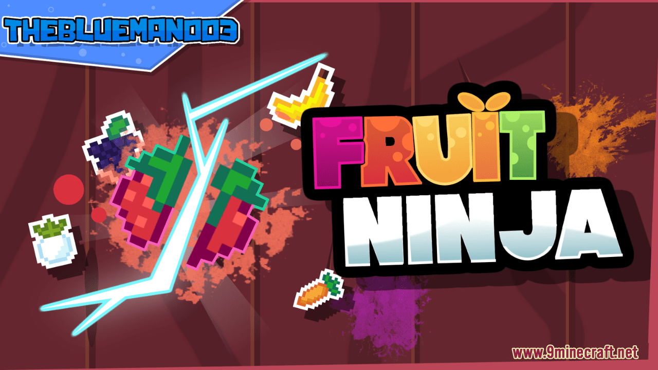 Fruit Ninja Map (1.20.2, 1.19.4) - Slice and Dice 