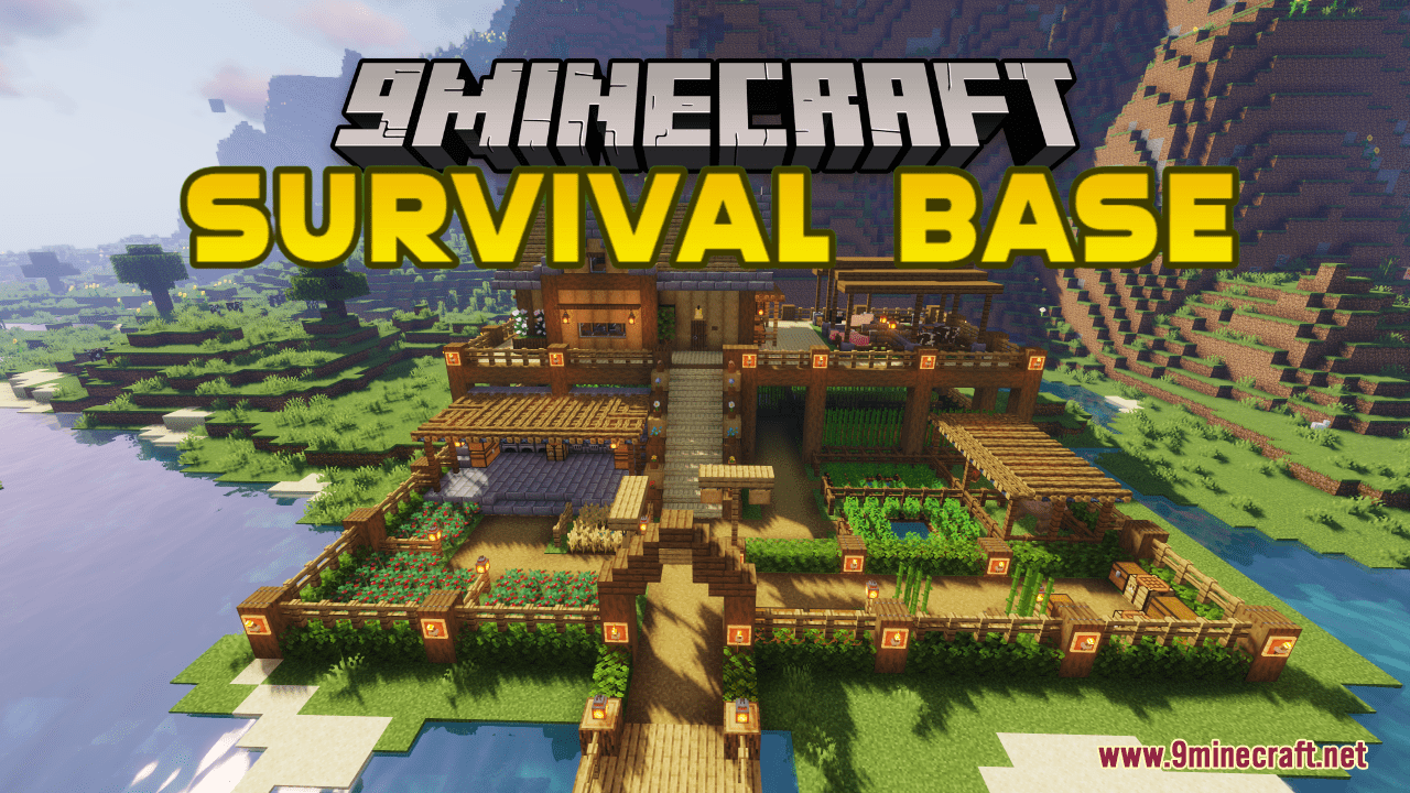 Advanced survival base  Minecraft house tutorials, Minecraft