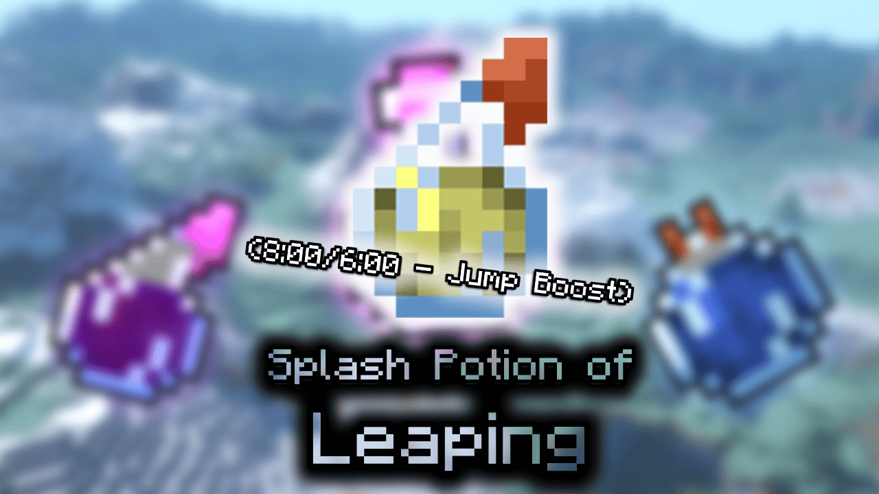 Splash Potion of Leaping (800/600 Jump Boost) Wiki Guide