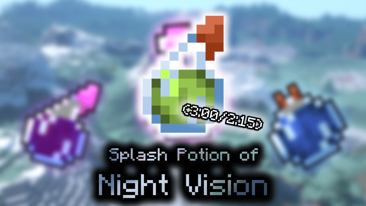 Splash Potion of Night Vision (300/215) Wiki Guide