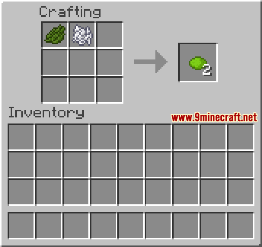 Green Dye Crafting Recipe Minecraft Data Pack