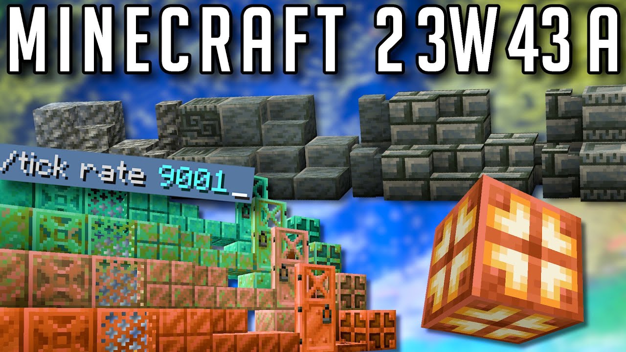 Minecraft Snapshot 23W43A Adds New Copper Blocks, Tuff Block
