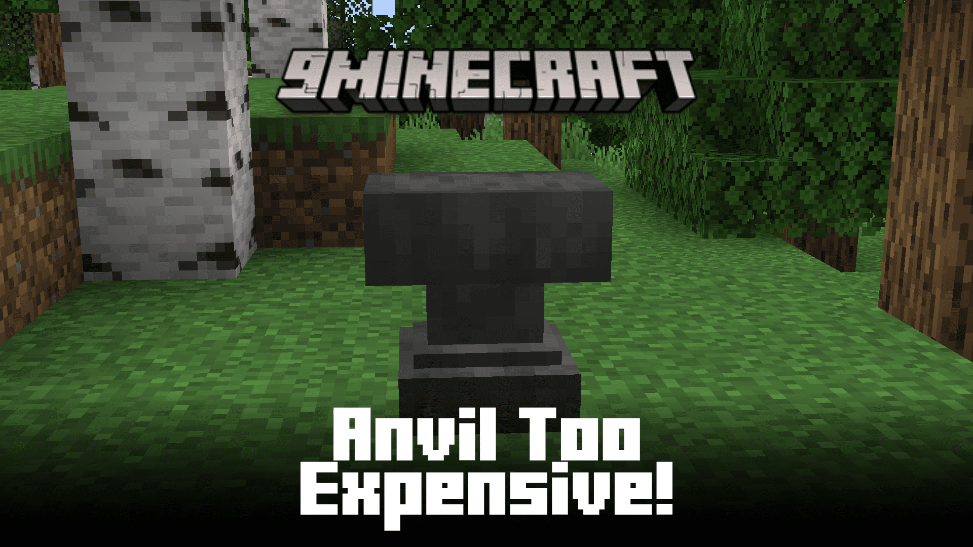 Minecraft mod r makes anvils bouncy and explosive