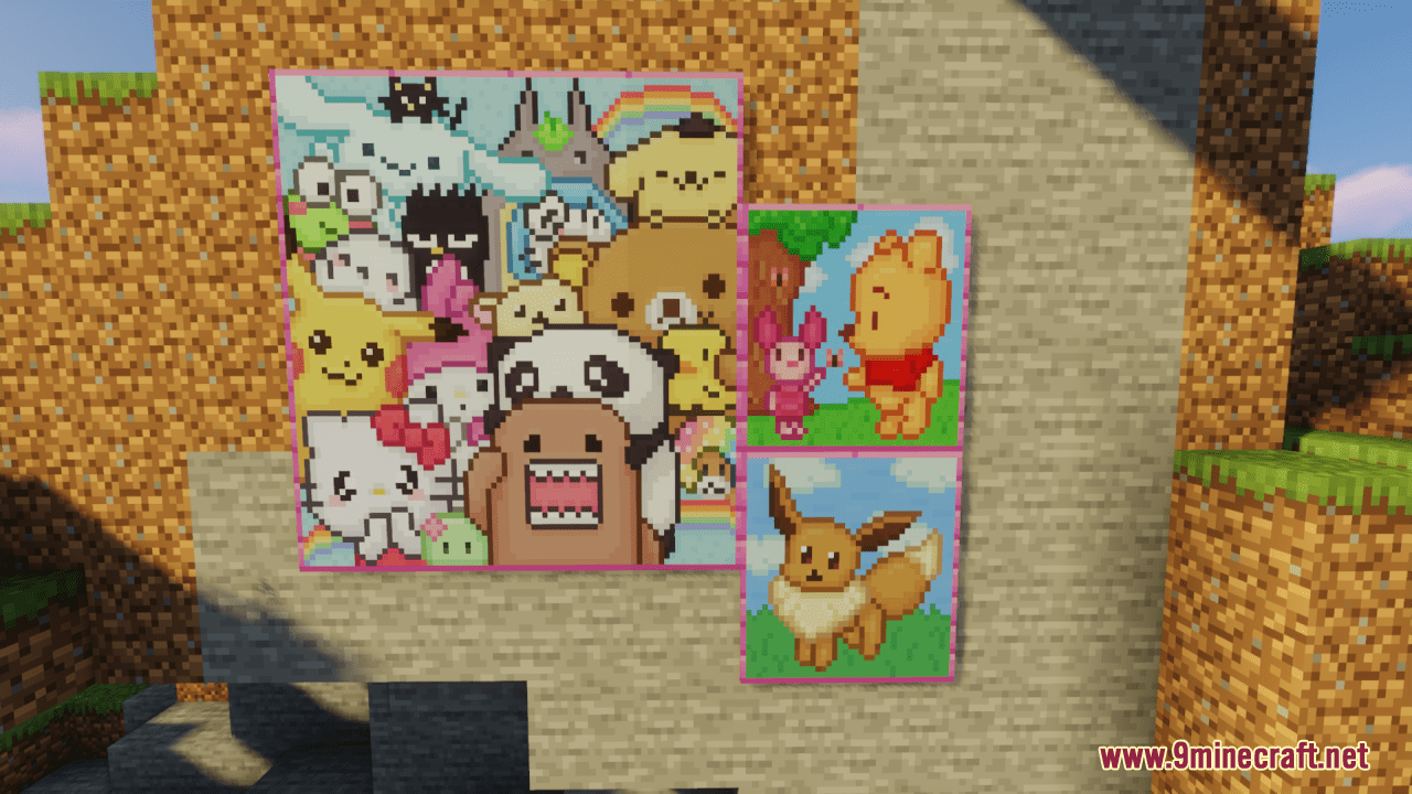 Kawaii World! Paintings Minecraft Texture Pack