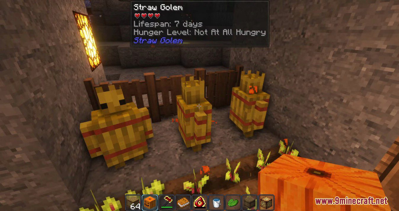 Straw Golem Reborn Mod 1.17.1-1.14.4 – Bringing Farming Fun Back