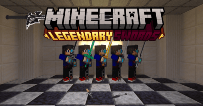 Legendary Swords Addon (1.20, 1.19) - MCPE/Bedrock Mod 