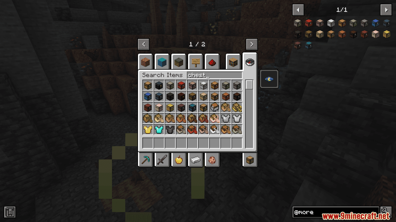 More Chests Variants Mod (1.21.1, 1.20.1) Unique and Decorative Chest