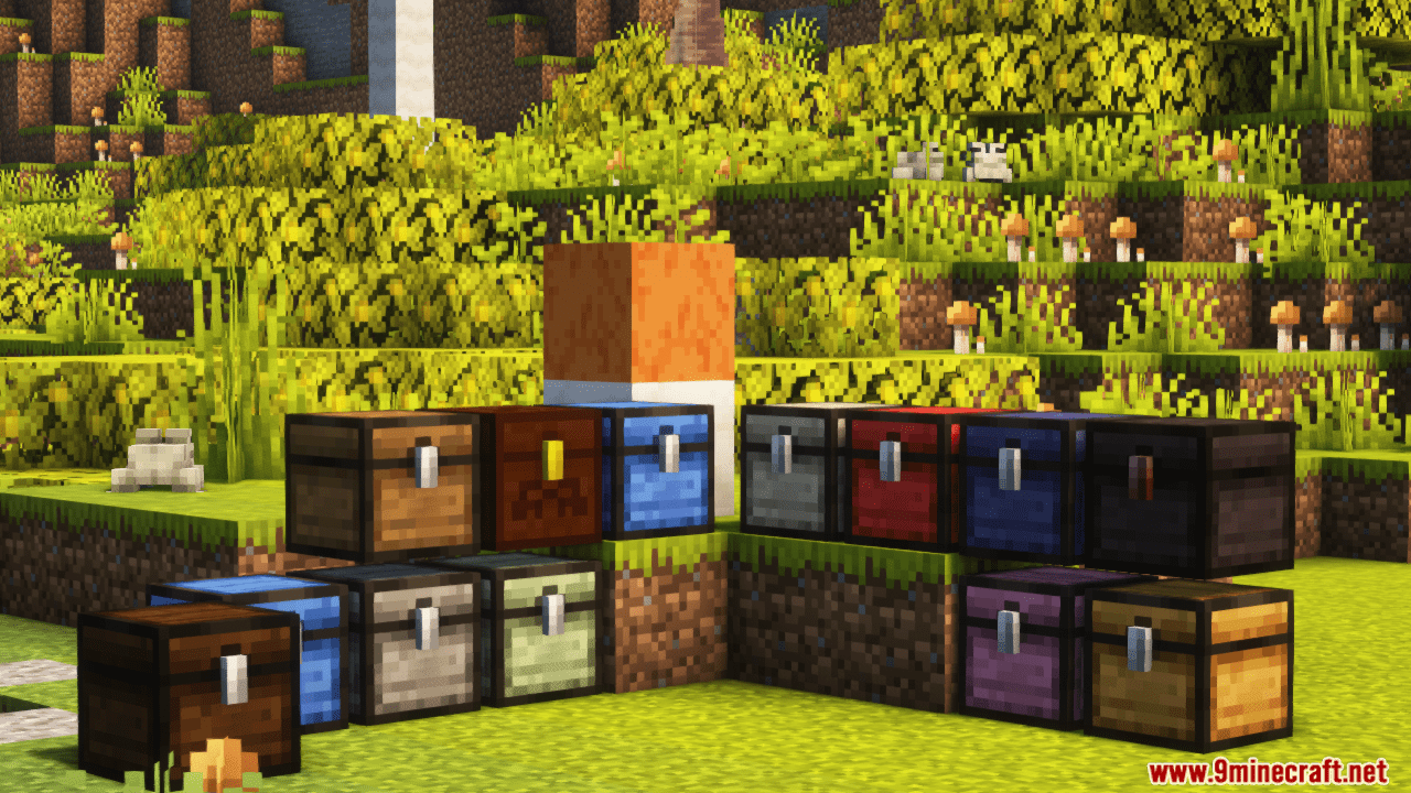 More Chests Variants Mod (1.21.1, 1.20.1) Unique and Decorative Chest