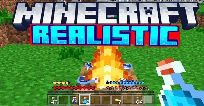 Realistic Lucky Block Addon (1.20, 1.19) - MCPE/Bedrock Mod