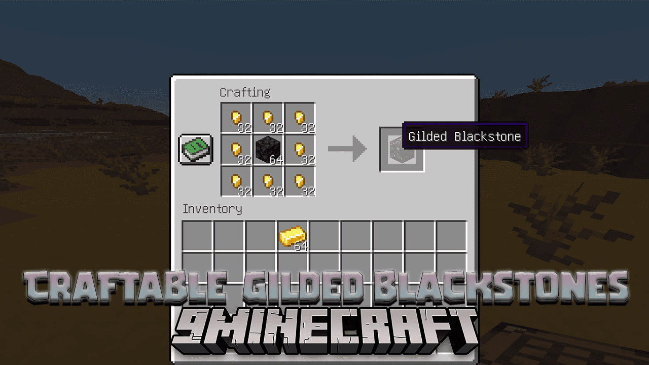 Craftable Gilded Blackstones Data Pack (1.20.4, 1.19.4) – Evolve Your Crafting Mastery!
