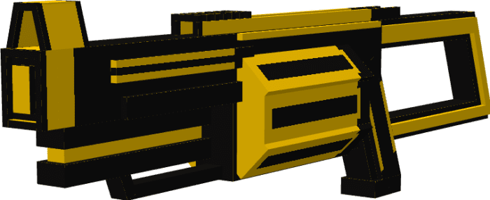 Мод на Научно - фантастическое оружие для Minecraft PE