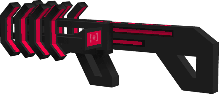 Мод на Научно - фантастическое оружие для Minecraft PE