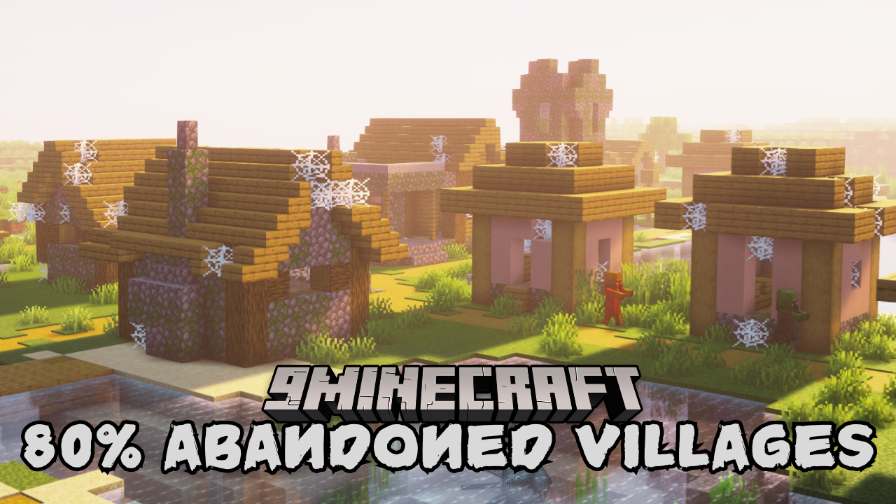 80 Abandoned Villages Mod (1.21.1, 1.20.1) Increases Zombie Villages