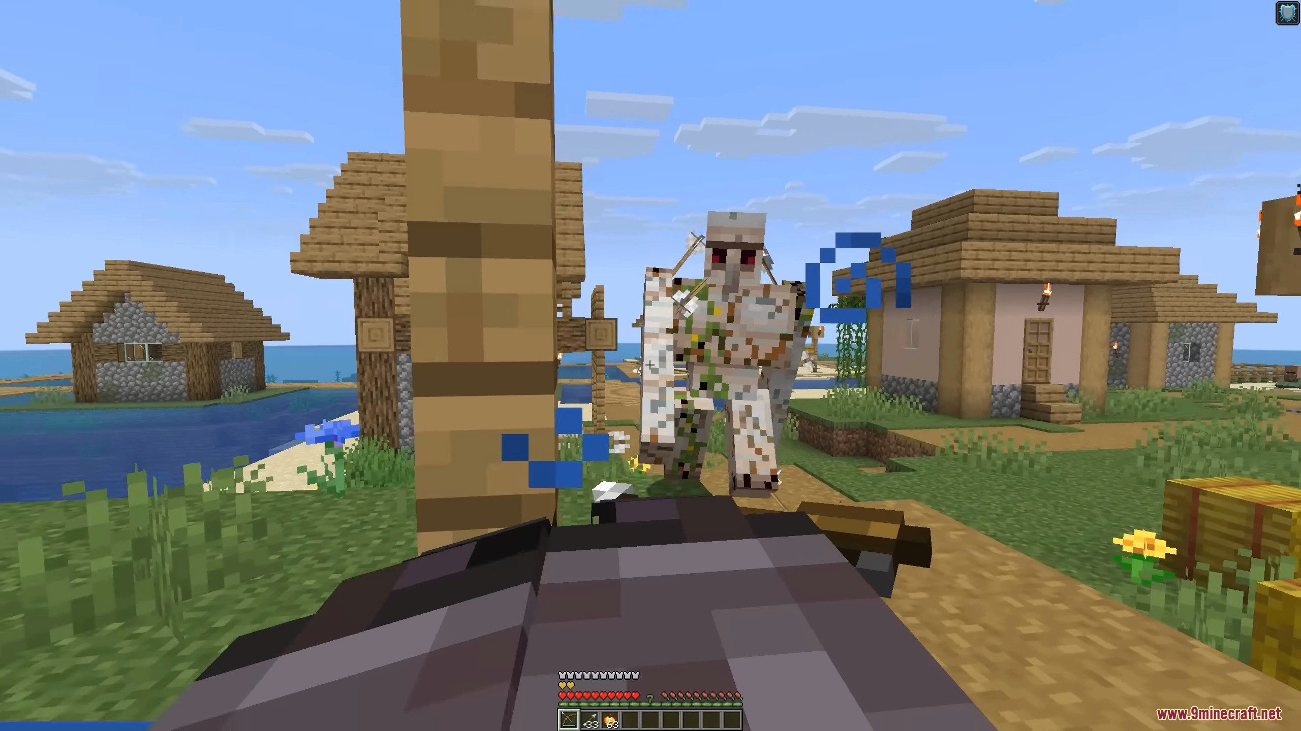 Arrow in the Knee Mod shows arrows stuck in iron golem