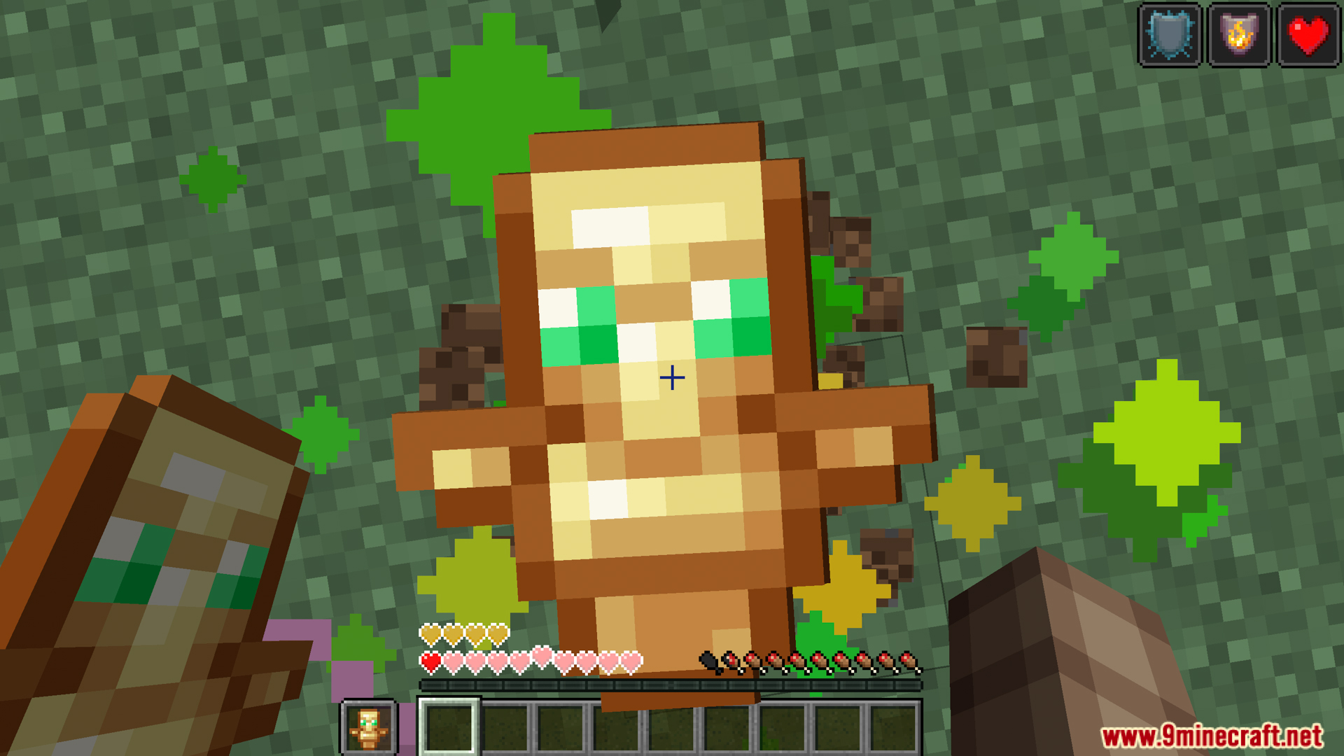 Totem of undying activating on screen to save player life