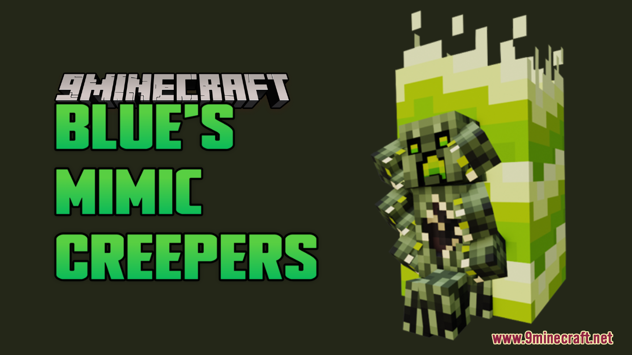 Blues Mimic Creepers Texture Pack Resource Pack