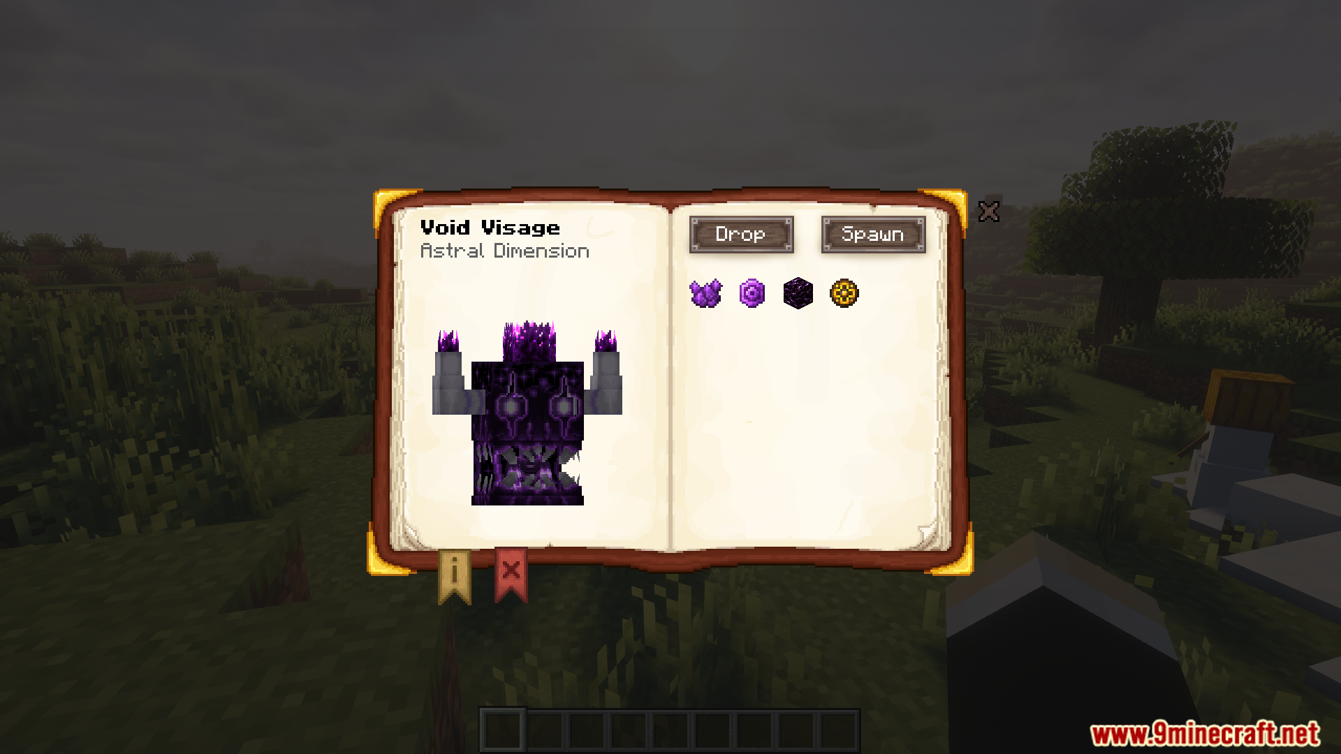 Boss Checklist mod showing the Void Visage boss