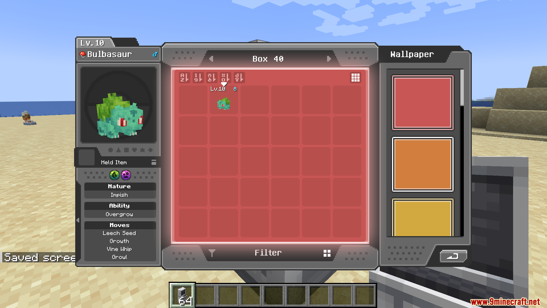 Changing the PC box background to solid red