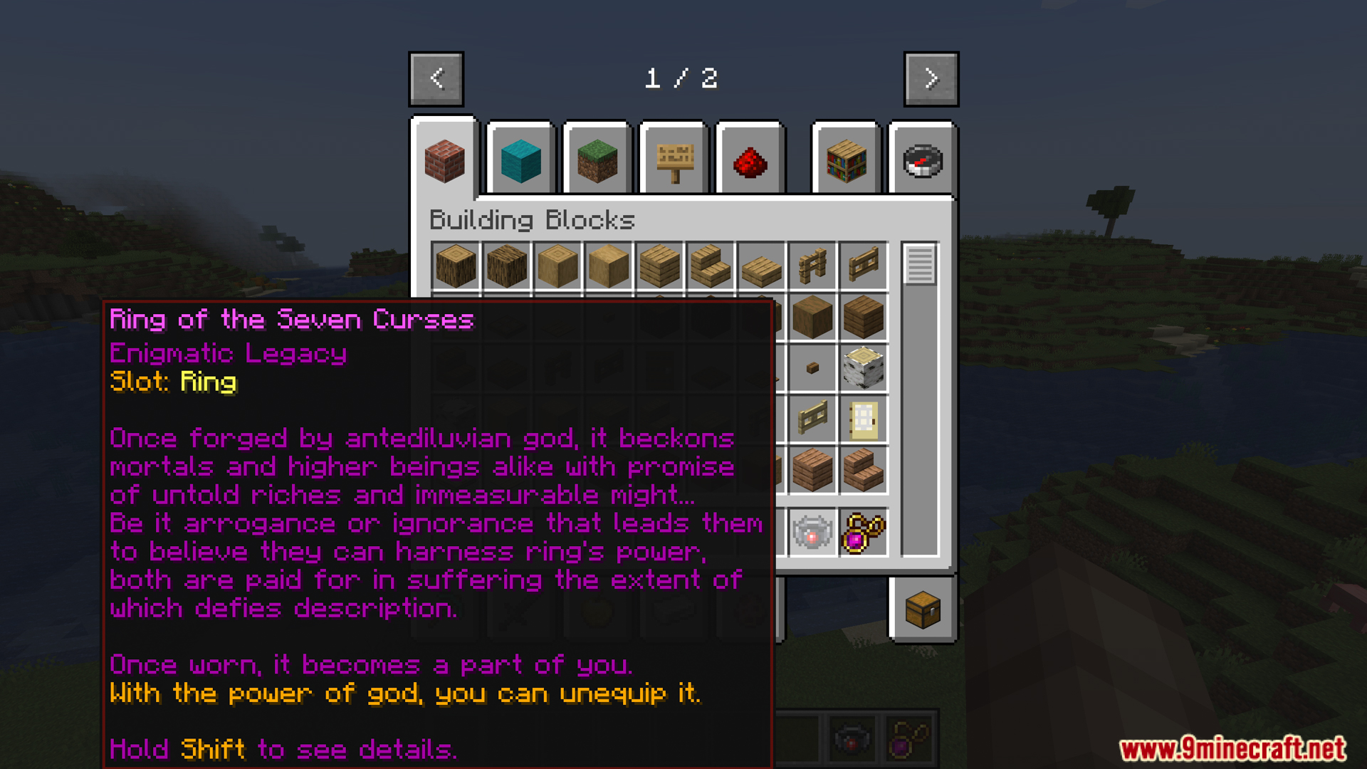 Ring of the Seven Curses item description