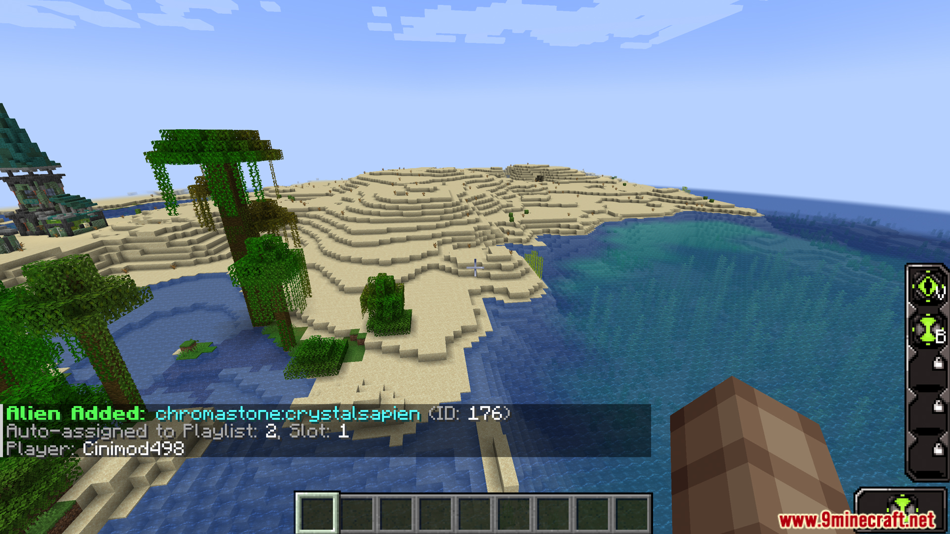 Player unlocking the Chromastone alien character in the game chat