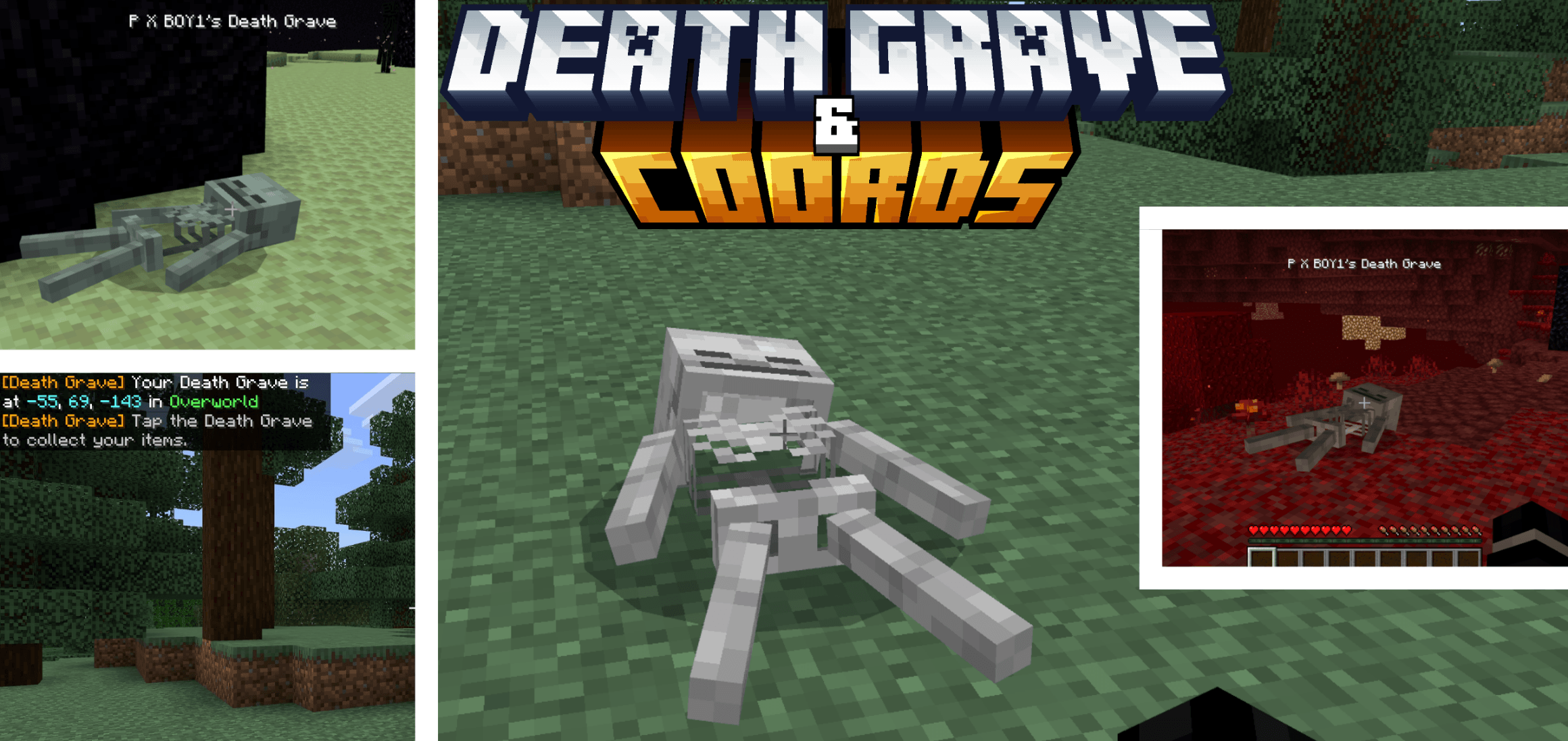 Death Grave and Coords Addon