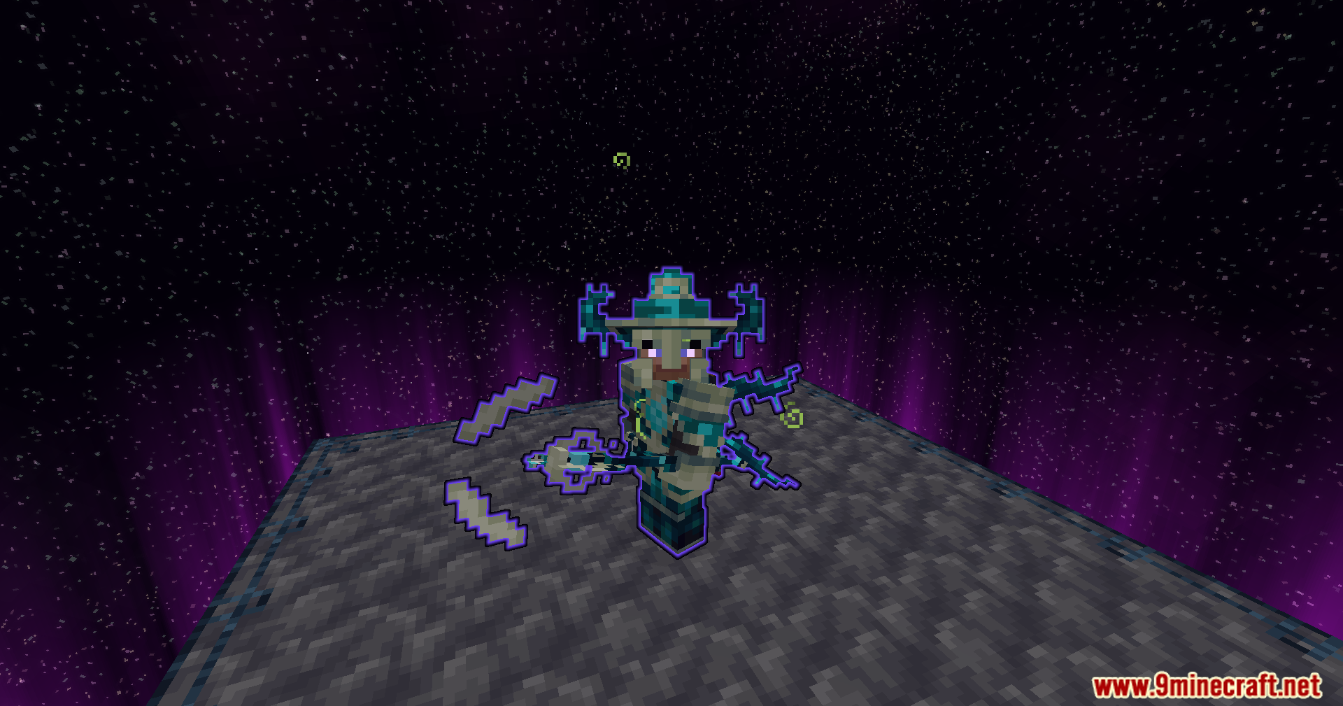 Player wearing the full Warden Battlemage armor set