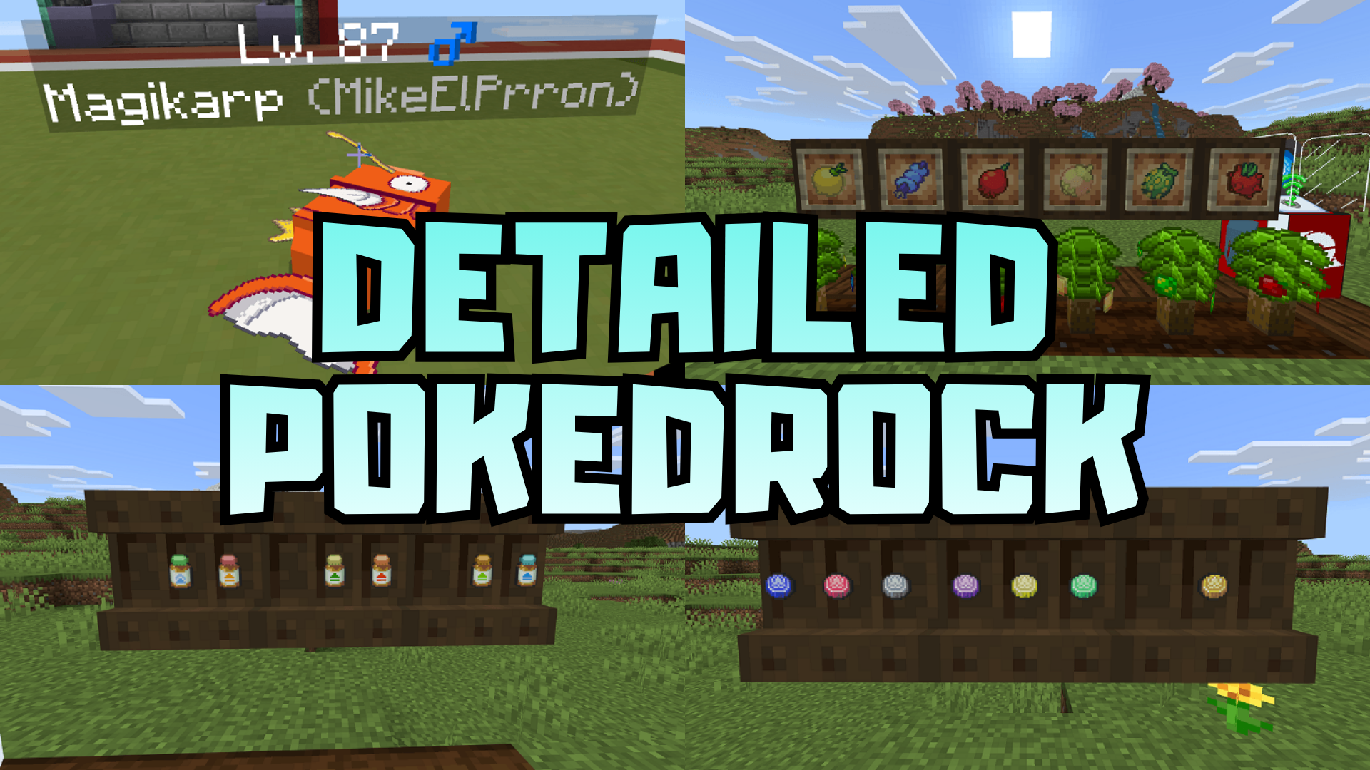 Detailed Pokedrock Addon Mod