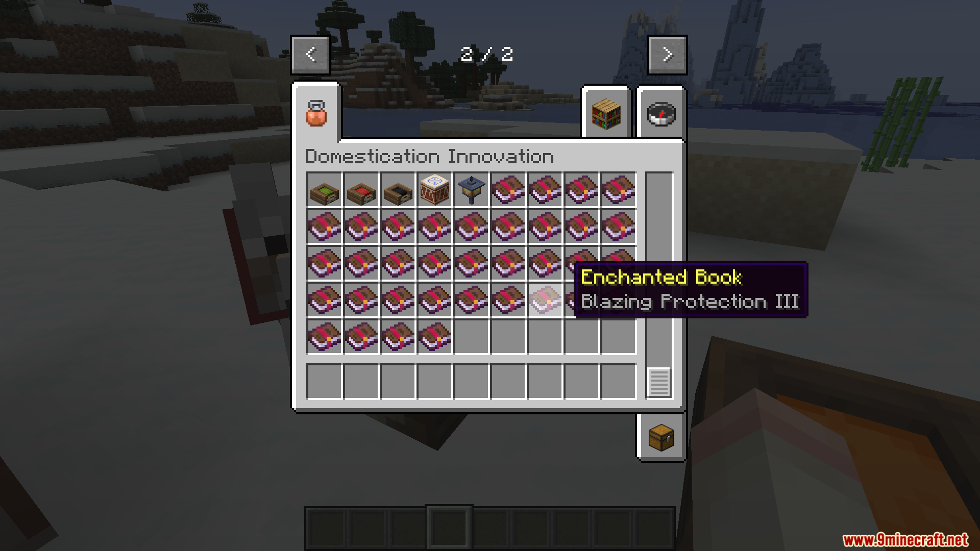 Domestication Innovation UI with pet enchantment books