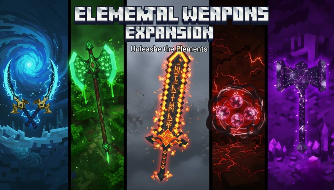 Elemental Weapons Expansion Achievements Friendly Addon Mod