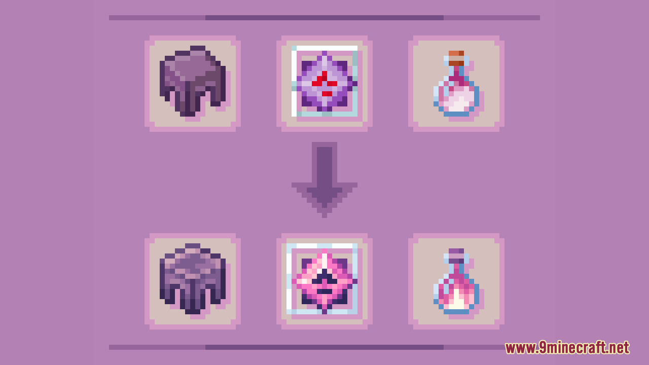 Texture changes for Shulker Shells End Crystals and Dragons Breath