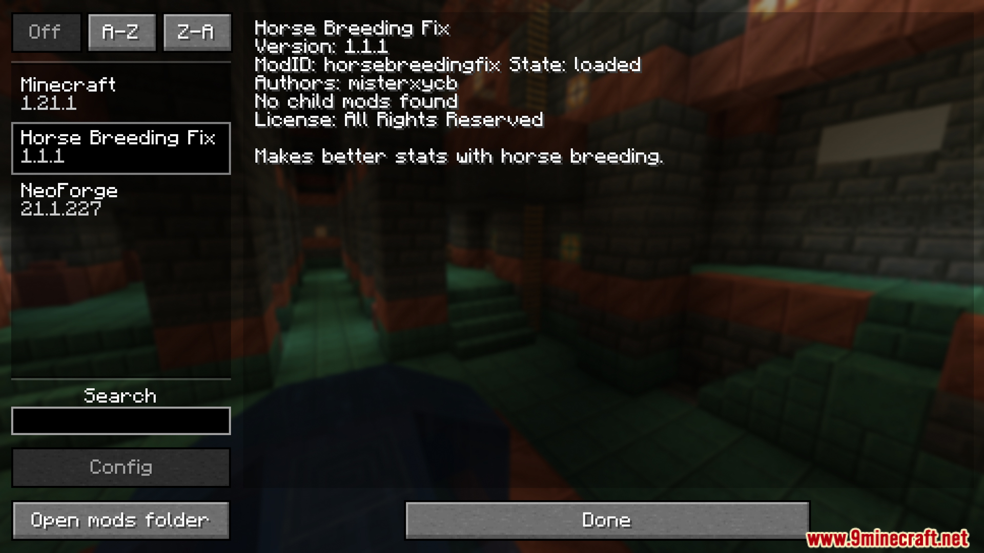 Horse Breeding Fix Mod Screenshot 1
