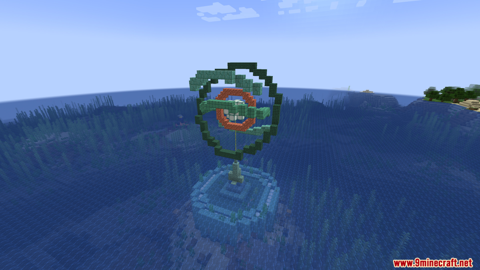 Wooden bridge spanning a deep ravine with a small camp nearby