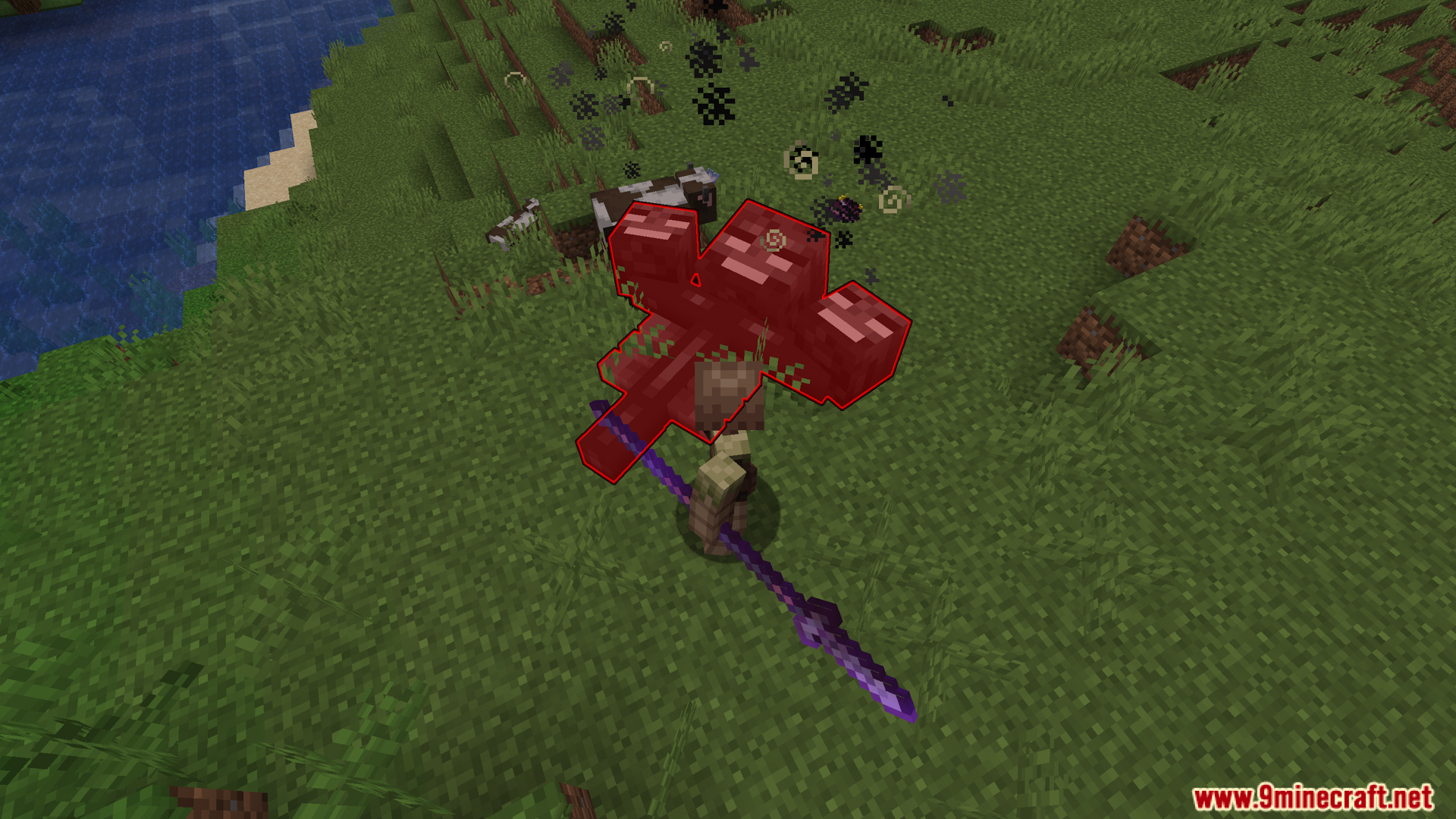 Player using a powerful sword skill in combat