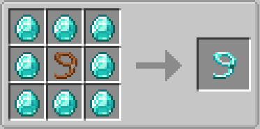 Leashed Mod Screenshot 16 Crafting recipe for the diamond lead item in the Leashed Mod