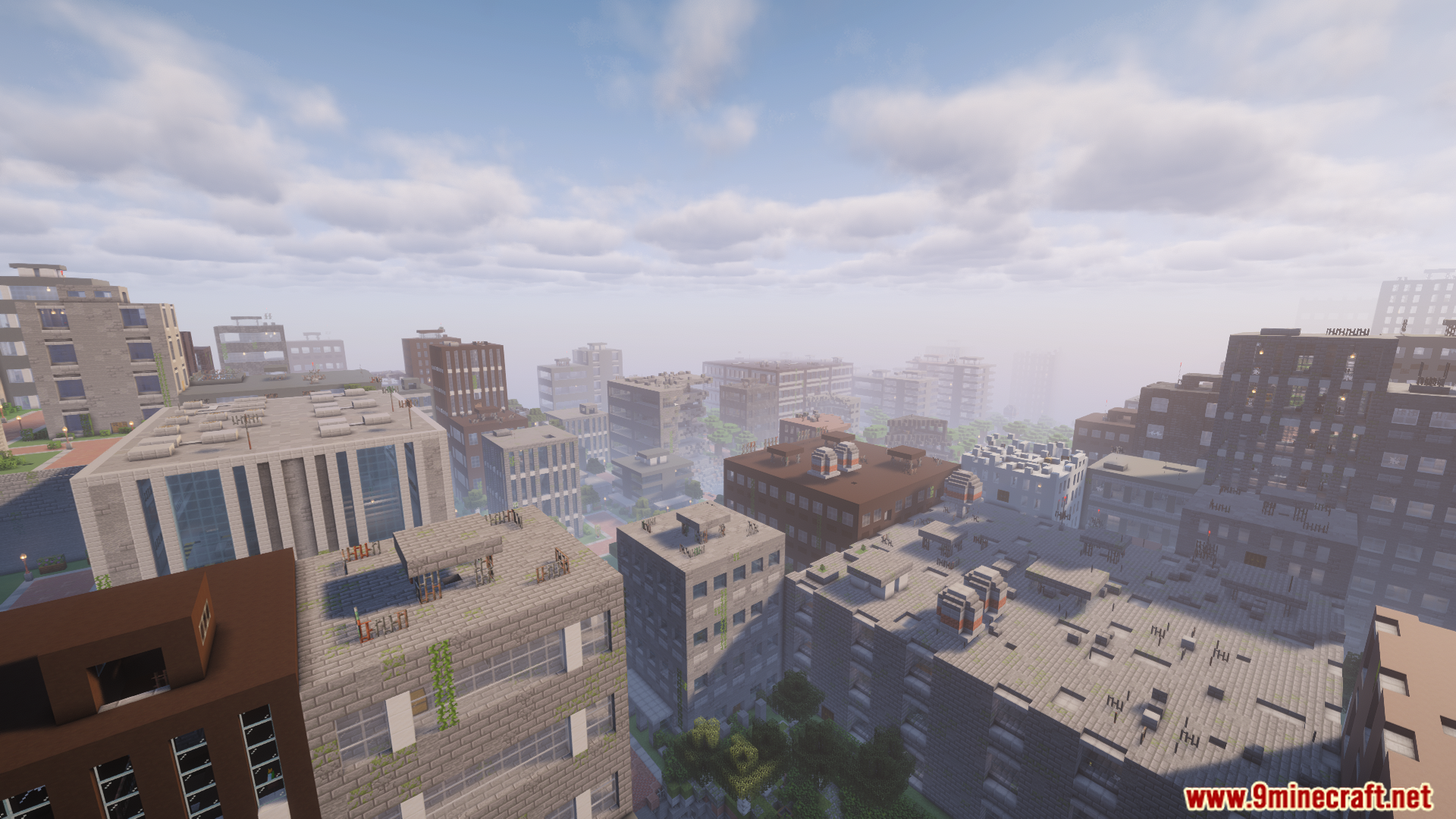 A sprawling modern city with diverse architecture