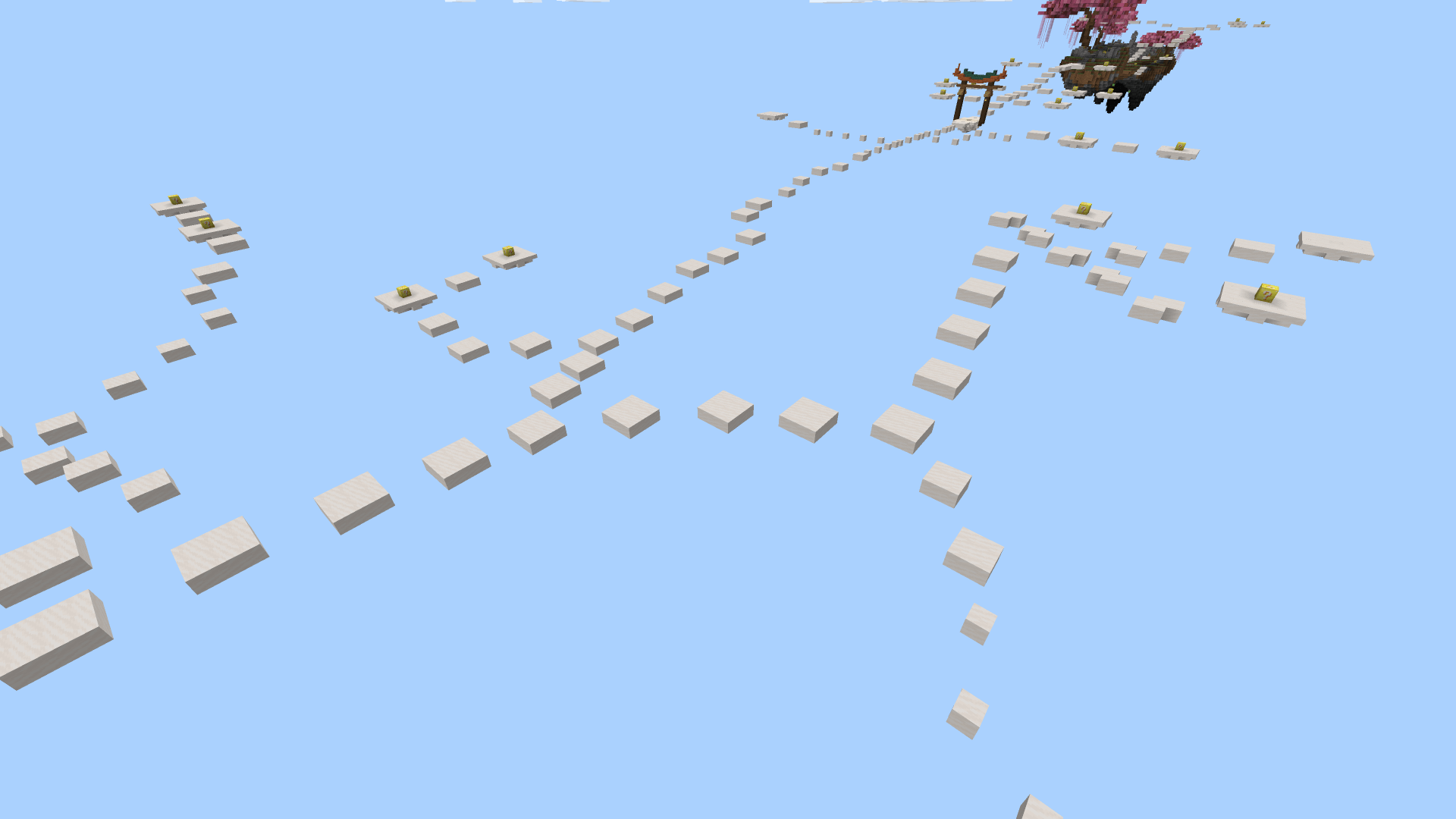 Lucky Blocks Parkour Map Screenshot 2