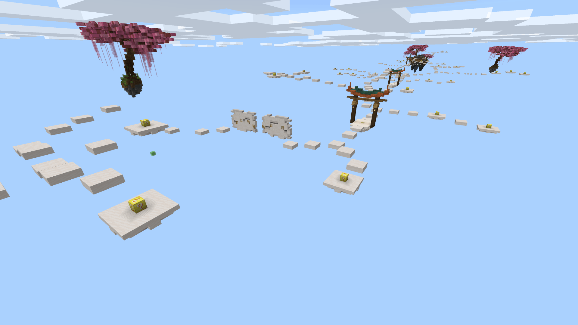 Lucky Blocks Parkour Map Screenshot 3
