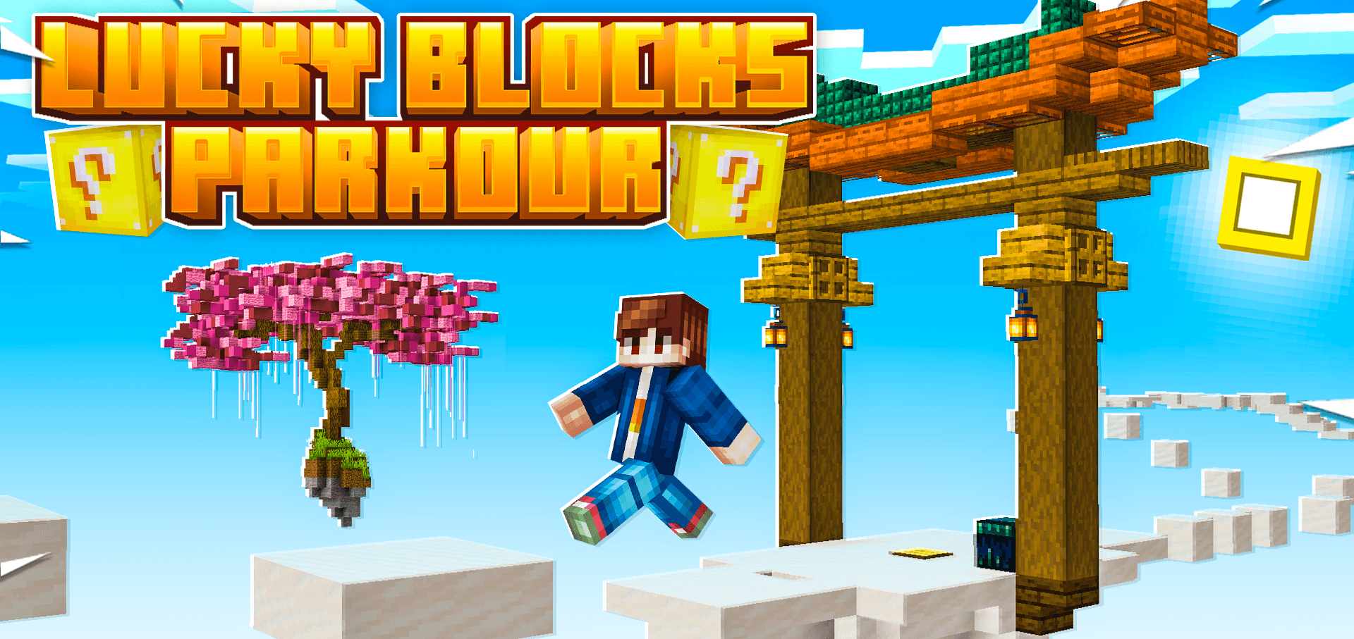 Lucky Blocks Parkour Map