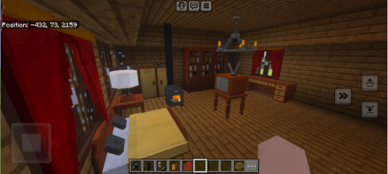 Modblockte Furniture Addon MCPE/Bedrock Mods & Addon Screenshot 3