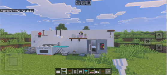 Modblockte Furniture Addon MCPE/Bedrock Mods & Addon Screenshot 5