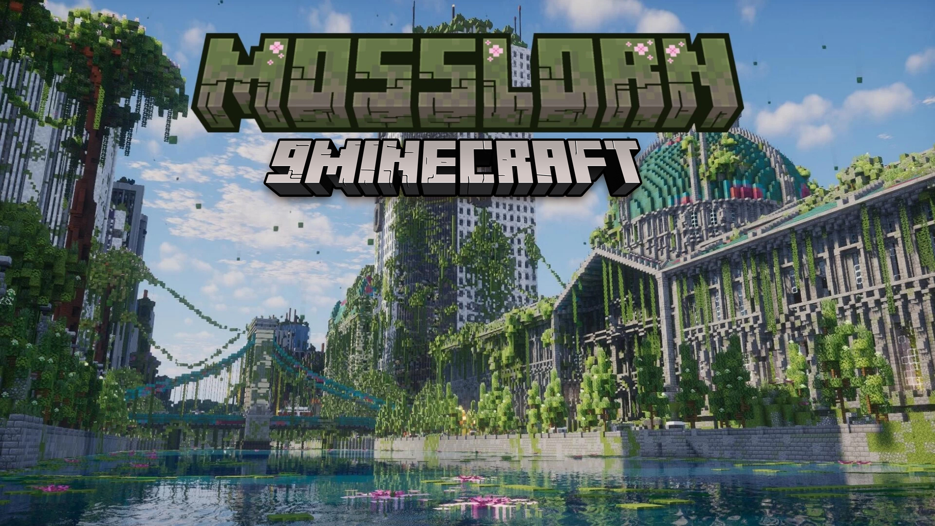 Mosslorn Abandoned Overgrown City with Lore Map