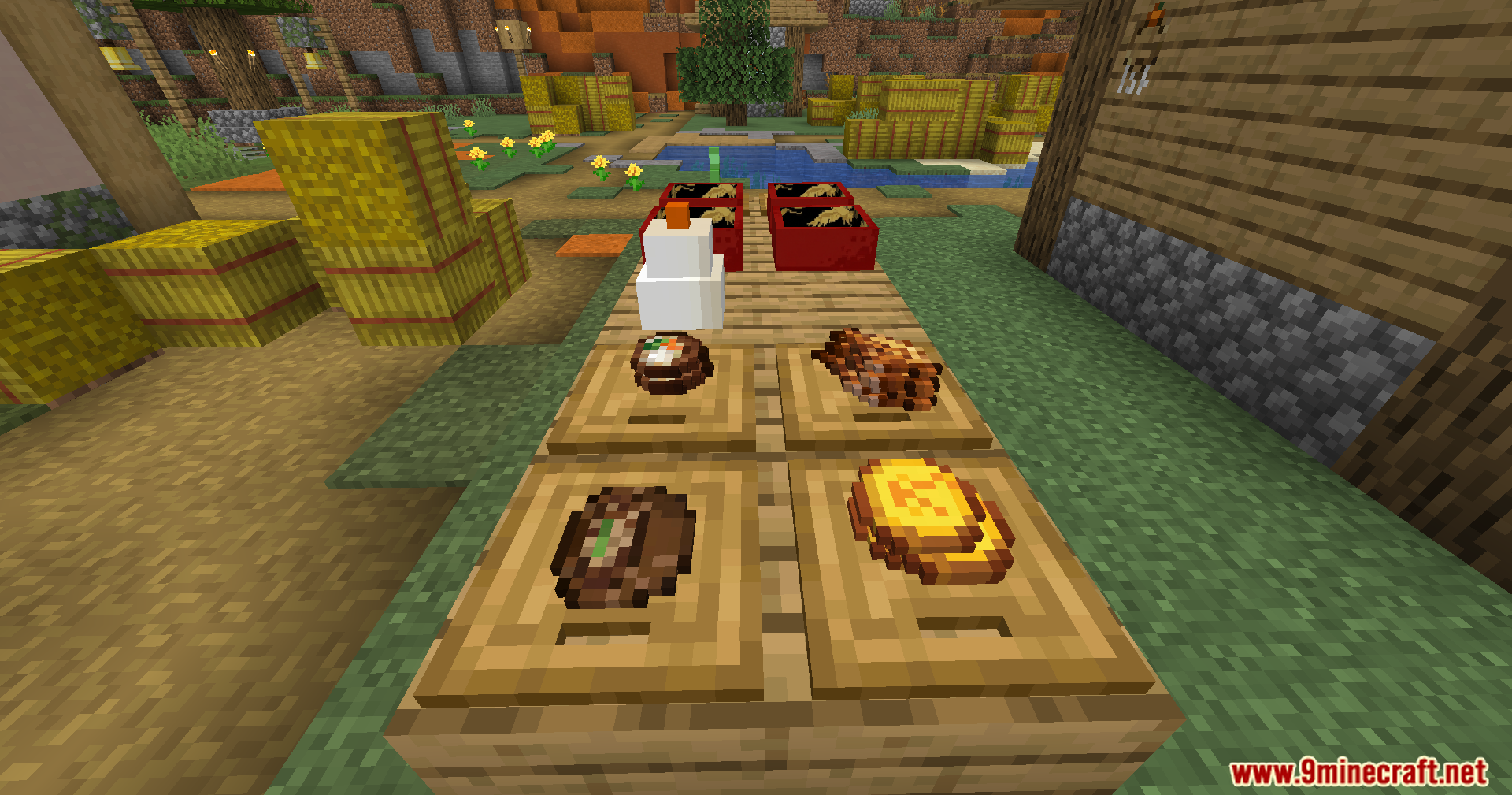 A festive table set with traditional Japanese holiday food