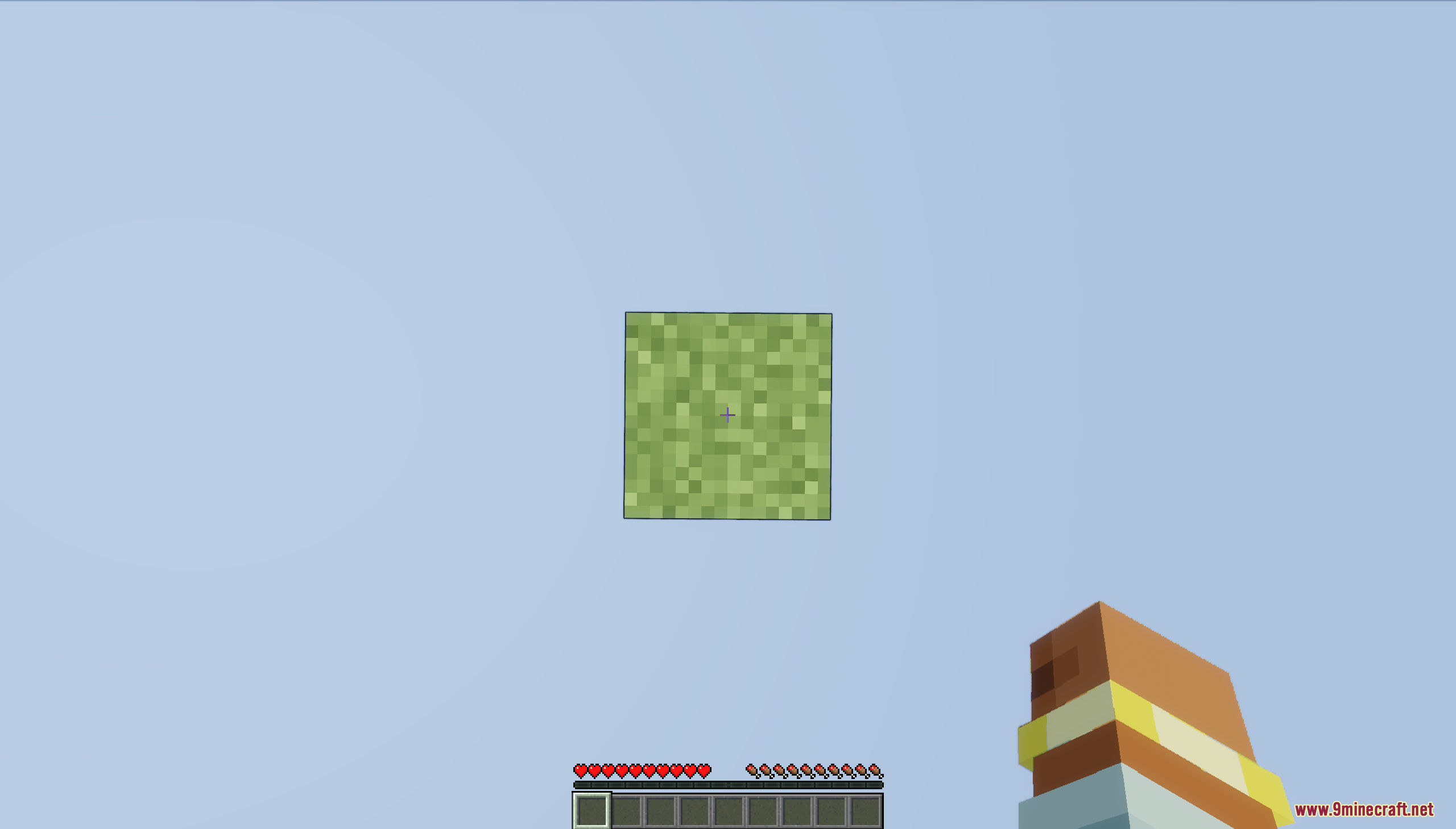 Starting the Oneblock of Dirt map on a single block