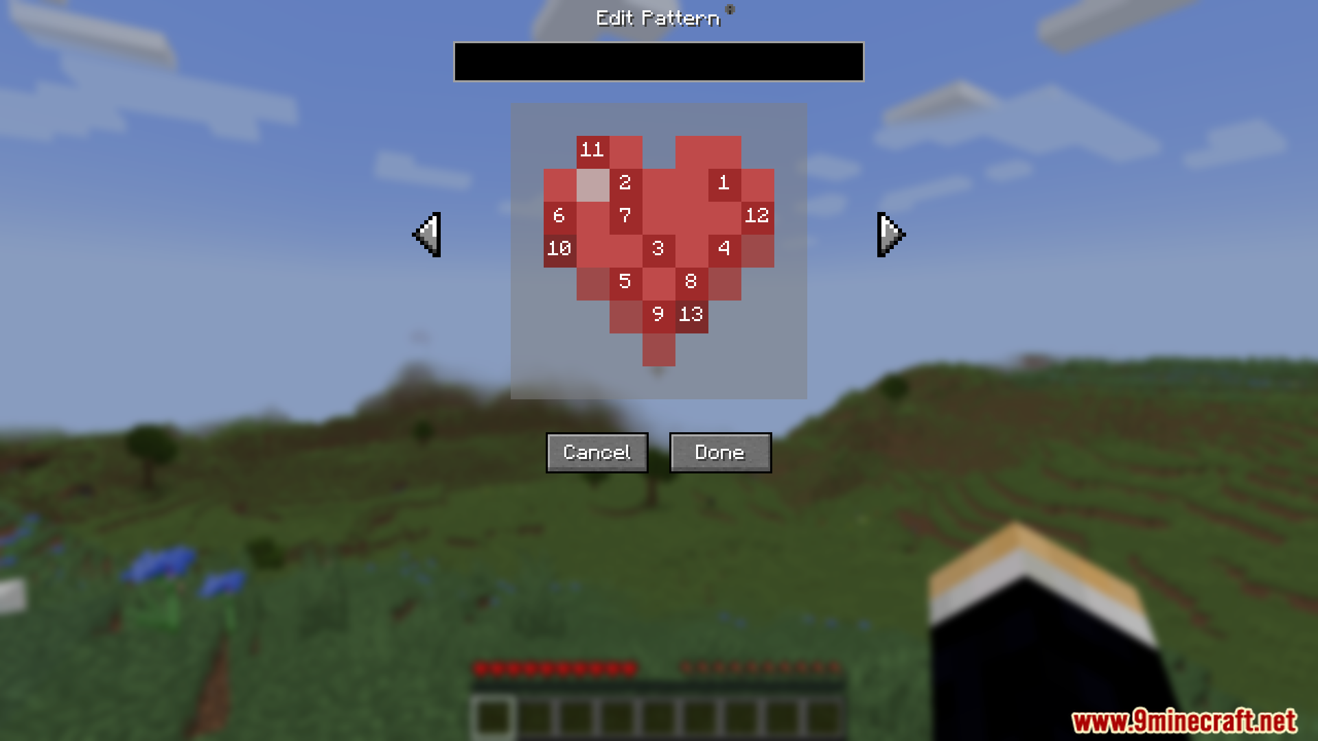 Customizing the pixel removal order for a heart pattern