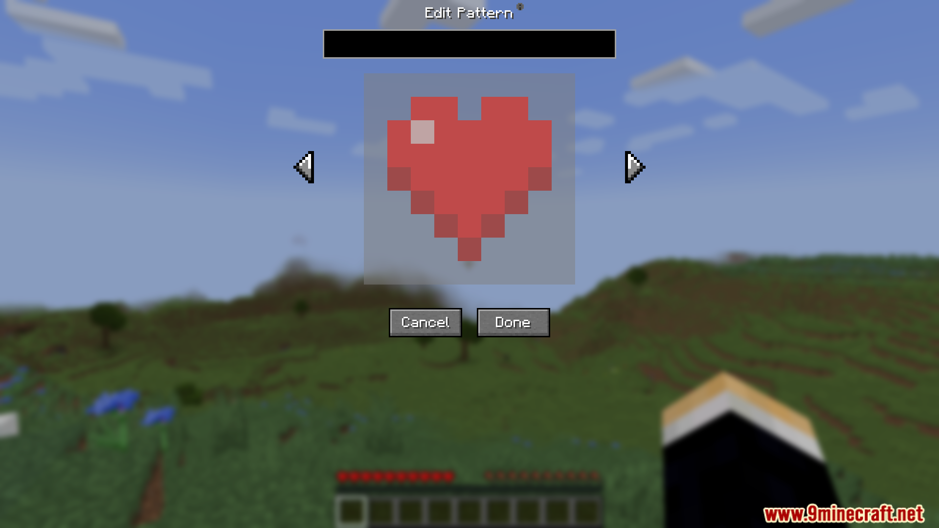 Editing a custom heart pattern in the Partial Hearts mod