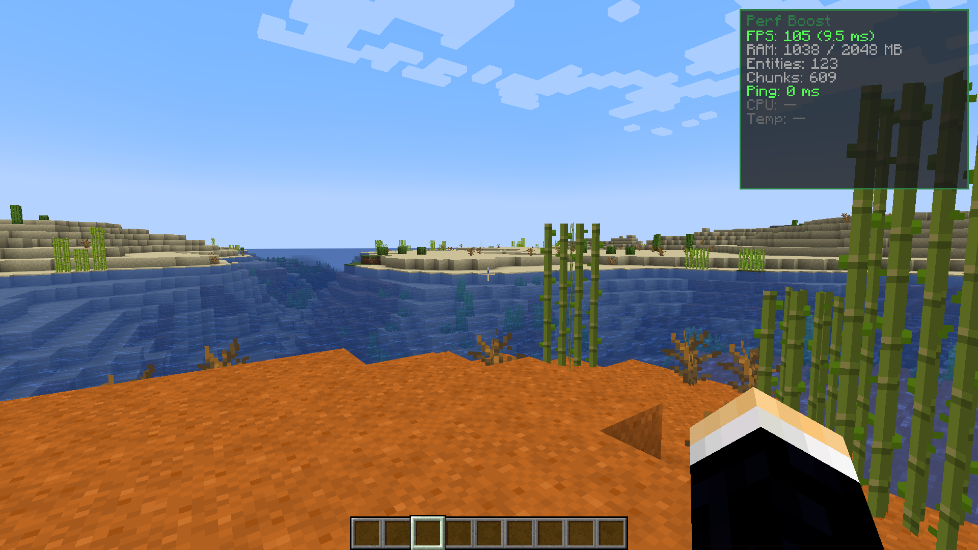 Beach Scene with Water and Reeds Beach Scene with Water and Reeds