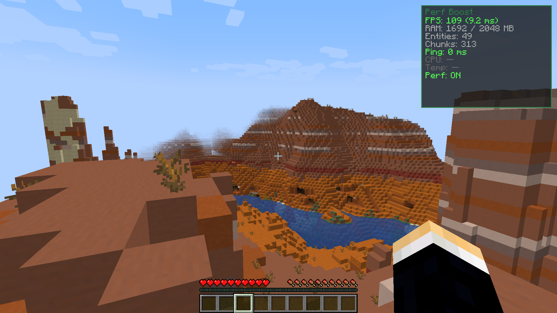 Desert Landscape With Mountain And Water Desert Landscape With Mountain And Water